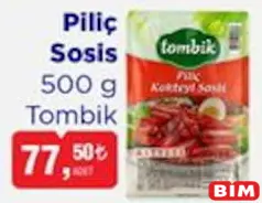 TOMBİK PİLİÇ SOSİS 500 G